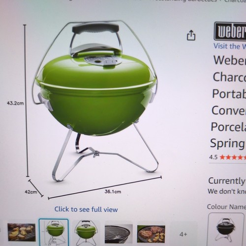 Weber smokey joe - smokey, 37cm
