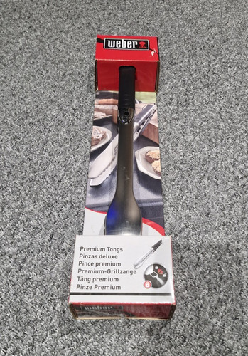 Weber premium tongs - premium, 18in